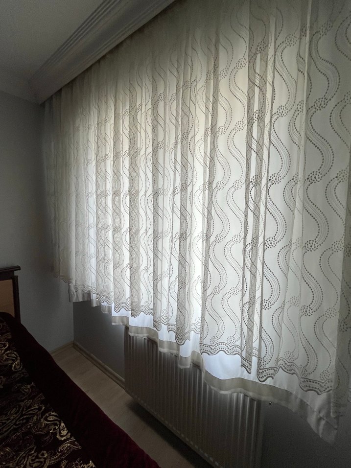 Beyaz tül perde - Görsel 3