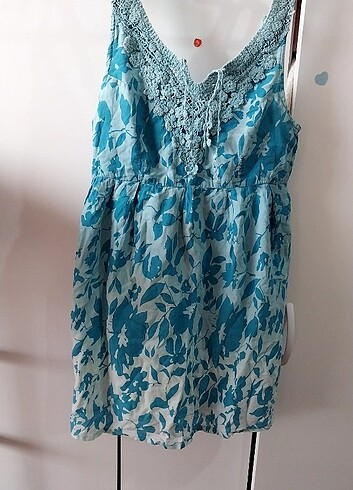 Desenli mini elbise