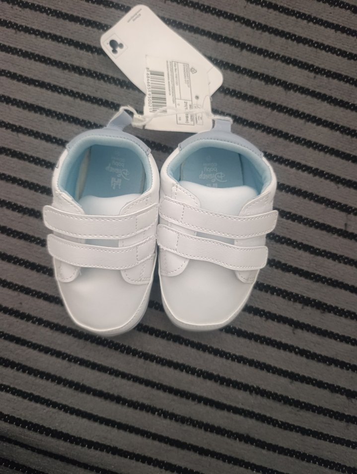 Erkek Bebek Beyaz İlk Adım Ayakkabısı - Görsel 2