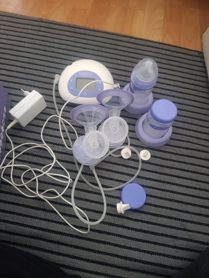 Lansinoh Çiftli Elektrikli Göğüs Pompası Mor - Görsel 2