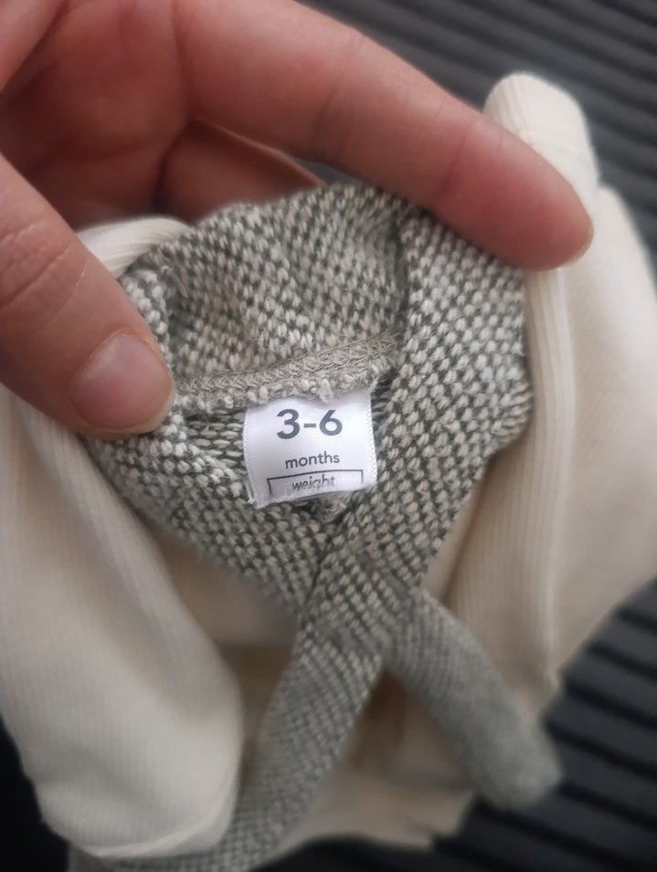 Gri Askılı Bebek Erkek Takım - Görsel 2