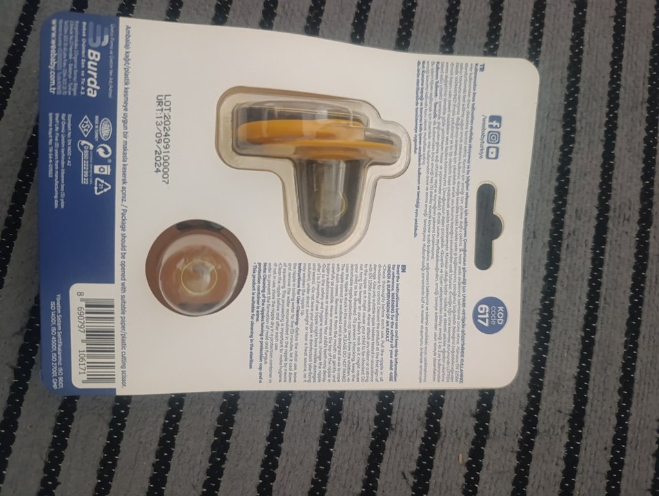 Wee Baby 2'li Yuvarlak Uçlu Emzik Kahverengi - Görsel 2