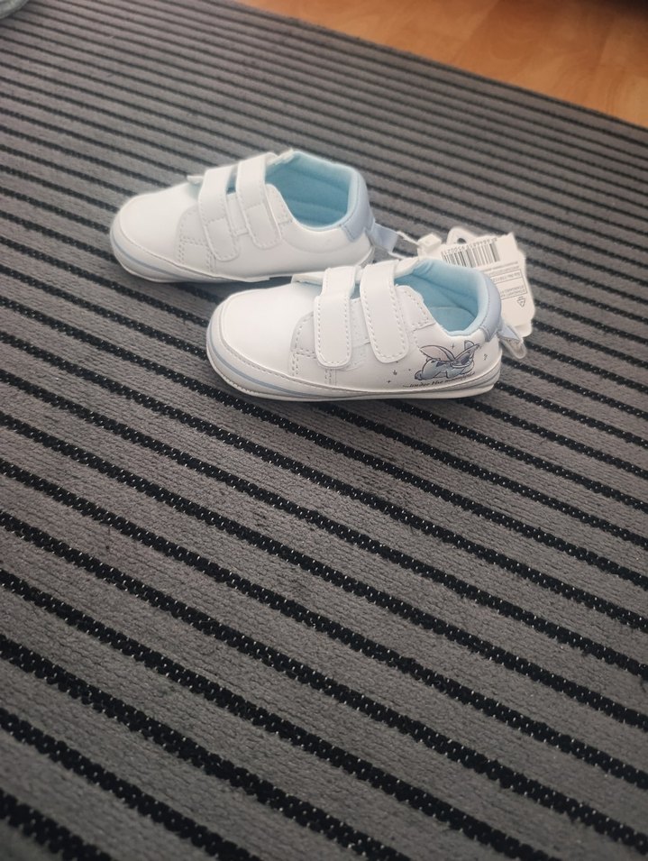 Erkek Bebek Beyaz İlk Adım Ayakkabısı - Görsel 2