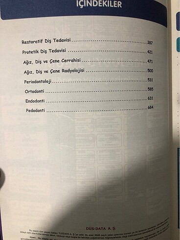  Beden Dus hızlı tekrar seti 3. Baskı