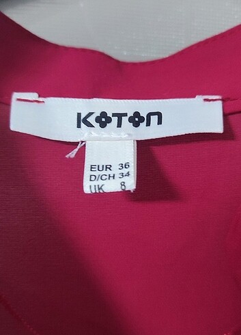s Beden kırmızı Renk Koton Kadın Kırmızı Gömlek 