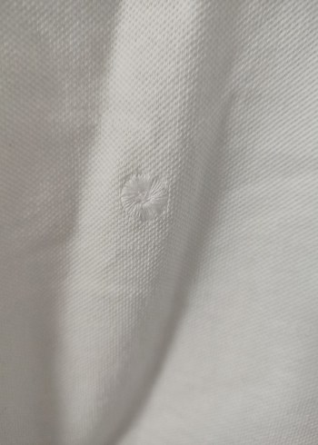 l Beden Erkek Beyaz Kısa Kollu Polo Tişört
