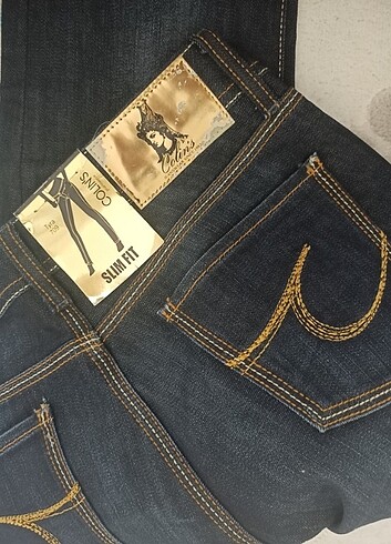 28 Beden siyah Renk Colin's Jean pantolon