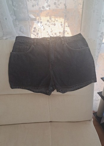 PISARO JEANS WEAR ITALY Siyah Denim Mini Şort