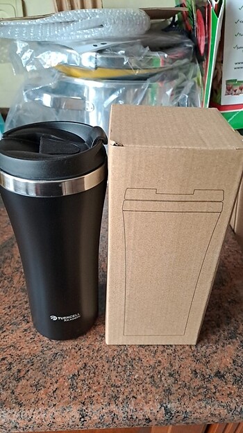 T30 TUMBLER SIYAH BUYUK BARDAK TERMOS 