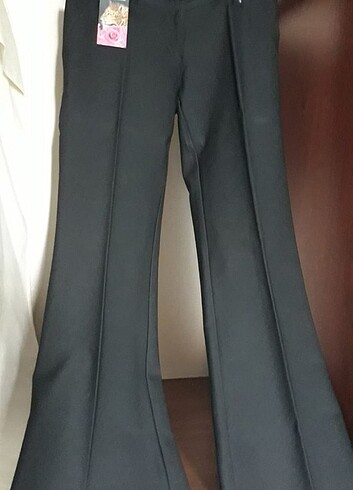 38 Beden siyah Renk CINEMA DONNA MARKA ETIKETLİ PANTALON