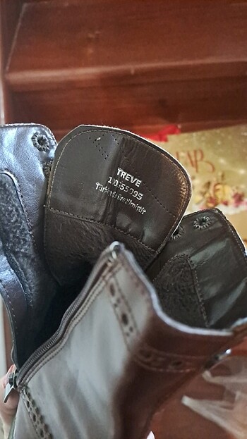 38 Beden NINE WEST KAHVERENGI FERMUARLI YUMUŞACIK DERI BOT