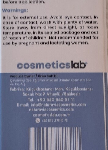 HYALURONİC ACİD NATURAL SERUM 30 ML - Görsel 9