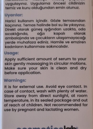 HYALURONİC ACİD NATURAL SERUM 30 ML - Görsel 10