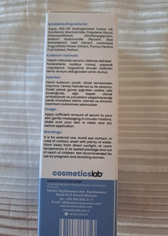 HYALURONİC ACİD NATURAL SERUM 30 ML - Görsel 5