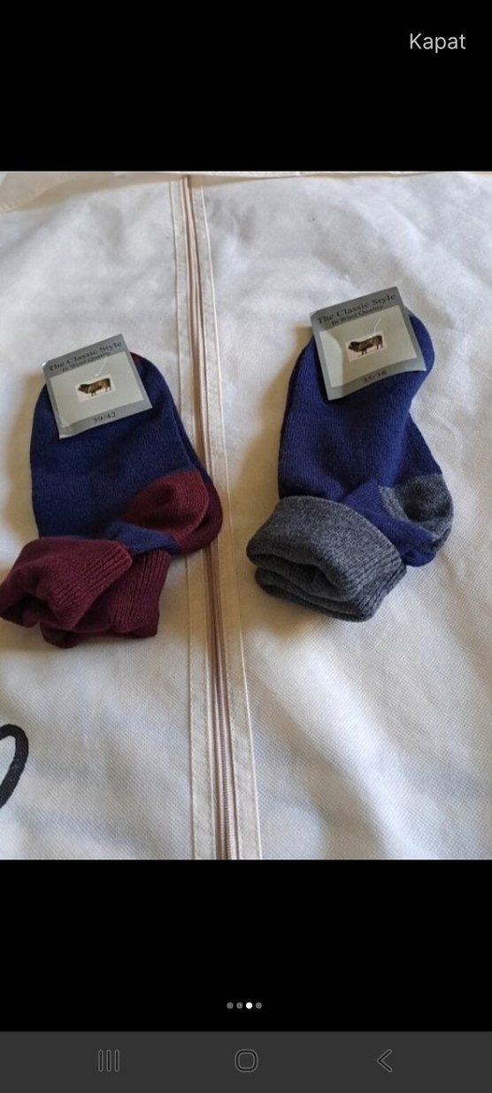 Çoraplar 35/38 unusex.Çok sayıda mevcuttur. - Görsel 2