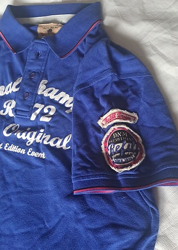 Mavi Renkli Erkek Polo Tişört - Görsel 6