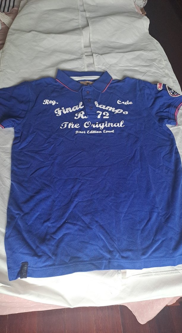 Mavi Renkli Erkek Polo Tişört - Görsel 3