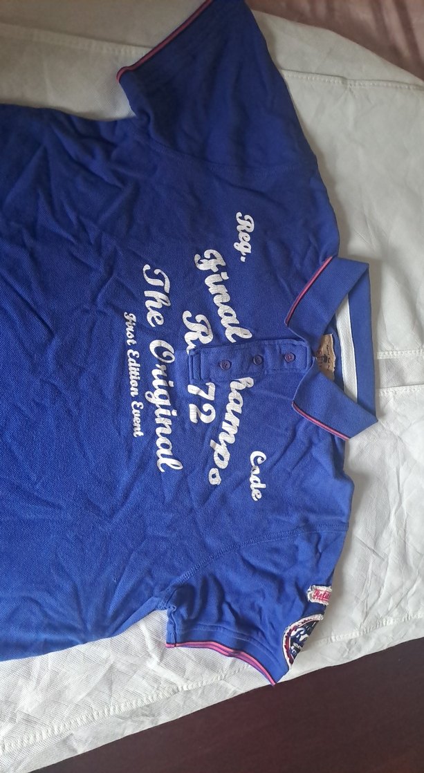 Mavi Renkli Erkek Polo Tişört - Görsel 2