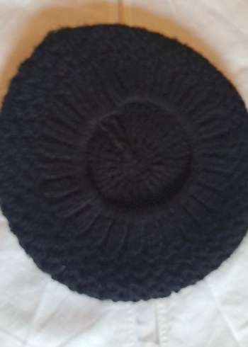 Kadın Siyah Triko Bere - Görsel 2