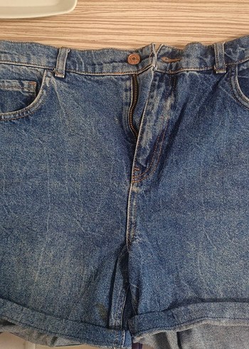 İkili Kadın Mini Kot Şort - Görsel 3