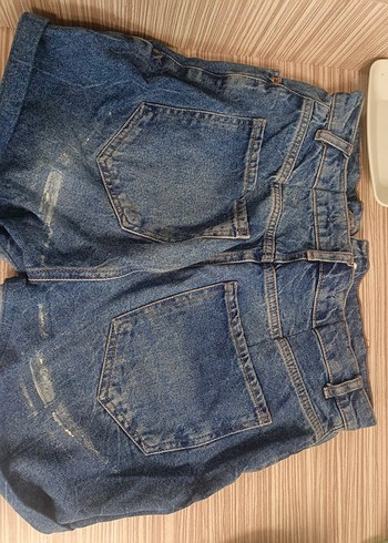 İkili Kadın Mini Kot Şort - Görsel 4