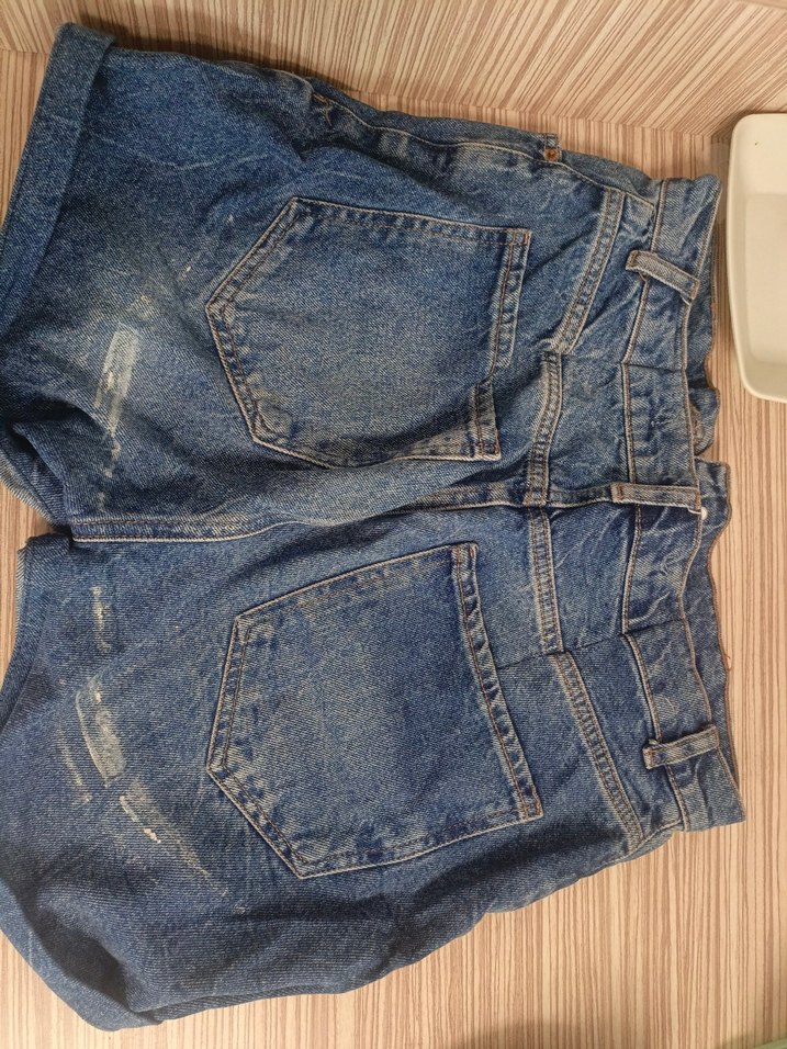 Kadın kot Şort 2 li - Görsel 4