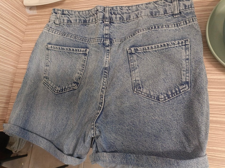 Kadın kot Şort 2 li - Görsel 2