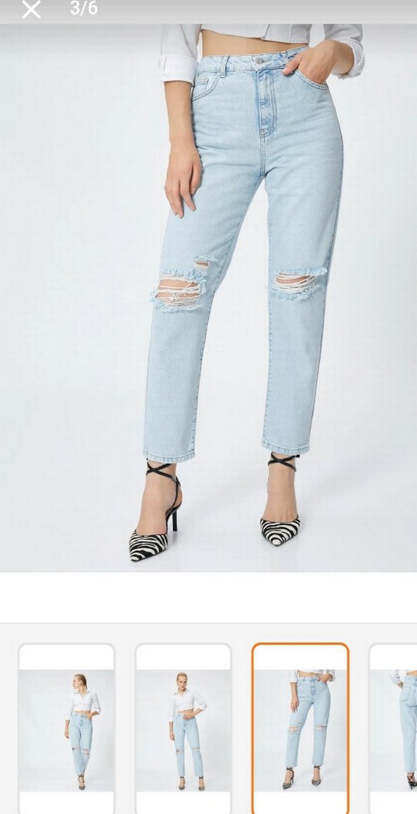 mom jean - Görsel 5