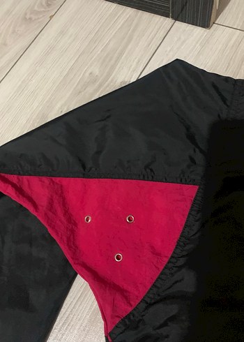 Kadın Siyah pembe Fermuarlı Midi Yağmurluk - Görsel 8