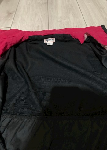 Kadın Siyah pembe Fermuarlı Midi Yağmurluk - Görsel 9