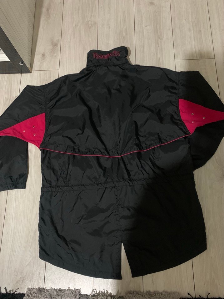 Kadın Siyah pembe Fermuarlı Midi Yağmurluk - Görsel 4