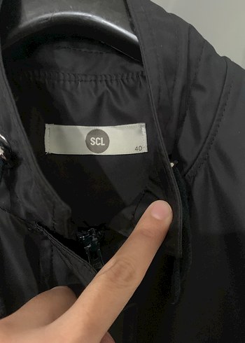 Kadın Siyah Uzun Trençkot - Görsel 4