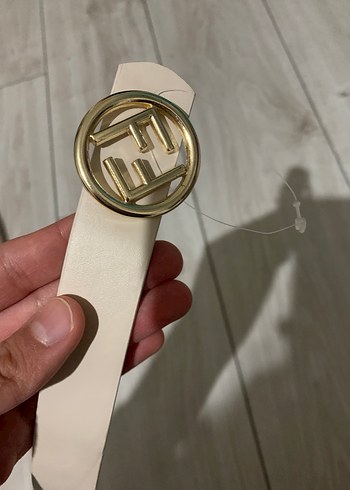 Bej Deri Kadın Kemer - Görsel 2