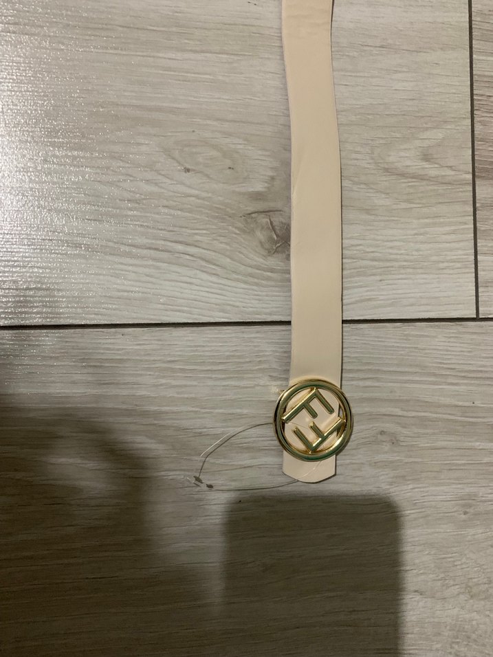 Bej Deri Kadın Kemer - Görsel 5