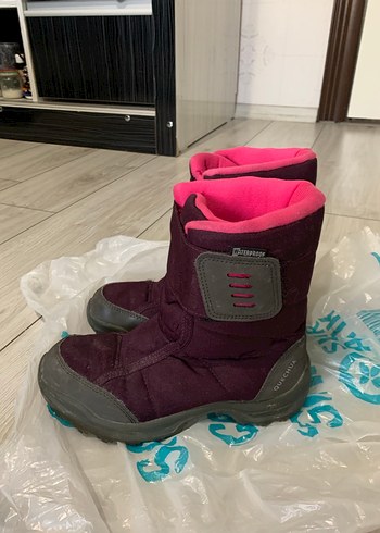 Kız Çocuk Mor Cırtcırtlı Kauçuk Bot - Görsel 3