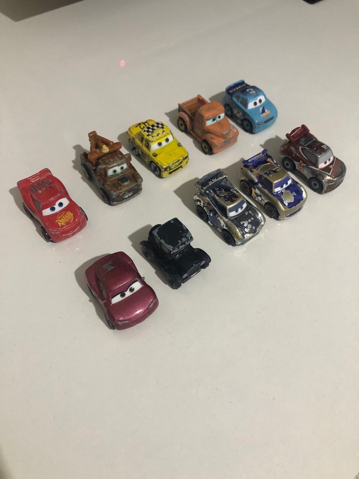 10 adet Disney Pixar Cars araba - Görsel 2