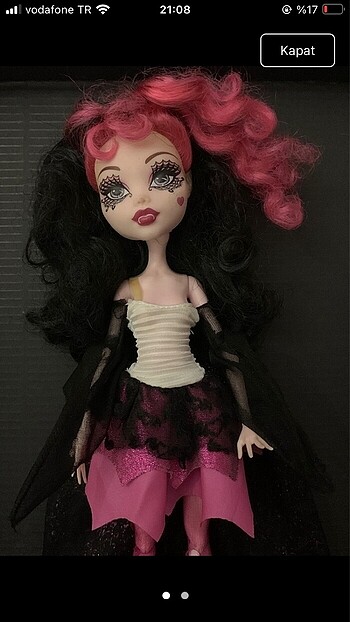 Gotik Draculara monster high ACİK SATILIK