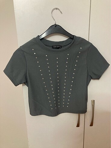 Gri crop harajuku