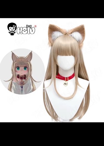 Bej Kürklü Kadın Saç Aksesuarı orakana cosplay
