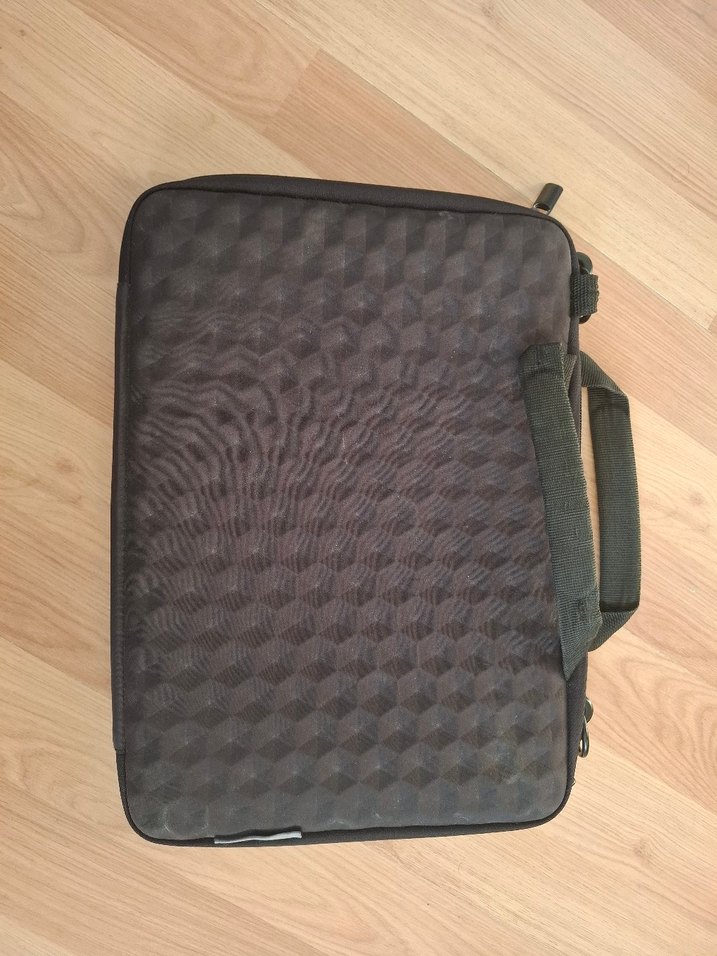 Kadın Siyah Yılan Desenli Laptop Çantası - Görsel 3