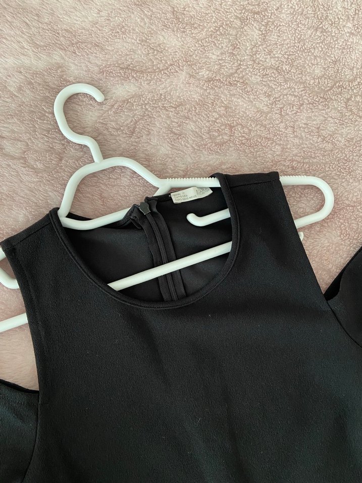 Zara Siyah Kısa Tulum - Görsel 3