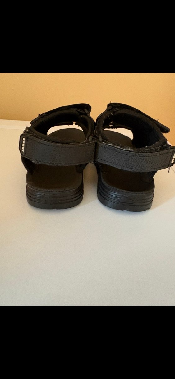 Erkek Çocuk 26 Numara , Polaris Marka Siyah Cırtlı Spor Sandalet - Görsel 3