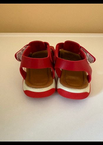 Kırmızı Tokalı Erkek Çocuk Sandalet - Görsel 2
