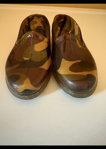 Kahverengi Kamuflaj Desenli Çocuk Ayakkabı - Görsel 2