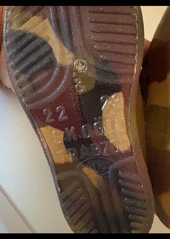 Kahverengi Kamuflaj Desenli Çocuk Ayakkabı - Görsel 3