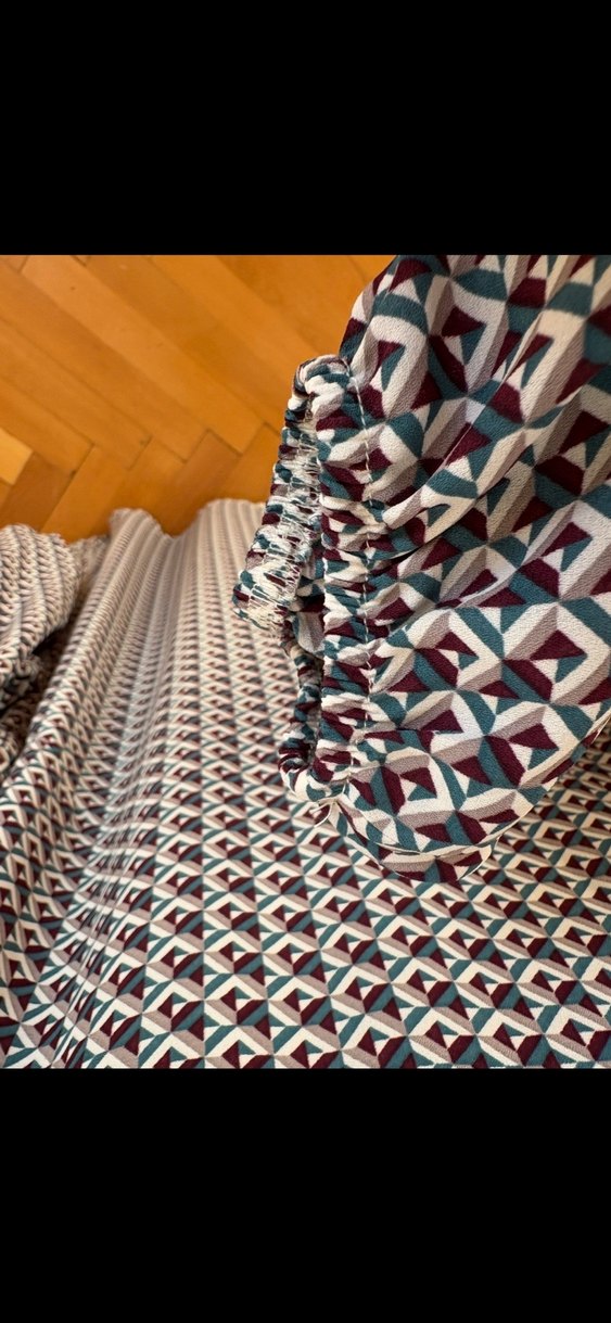 Gri Bohem Uzun Kollu Salaş Elbise - Görsel 3