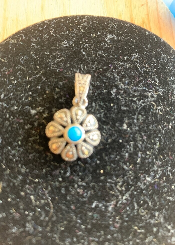 Gümüş kolye ucu - Görsel 2