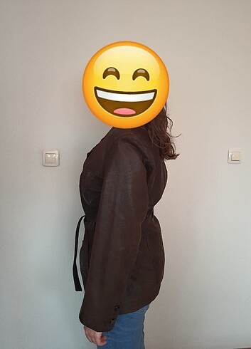 Diğer Orjinal Vintage Kadın Deri Ceket