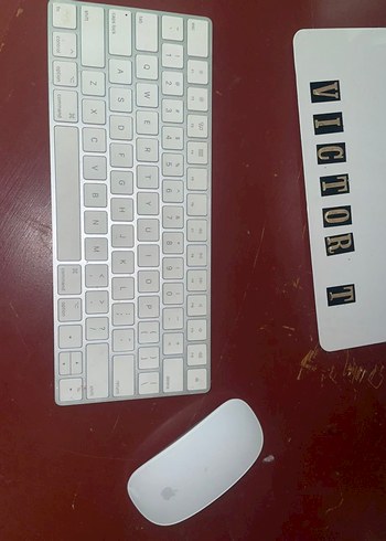Beyaz Kablosuz Klavye ve Fare Seti - Görsel 2