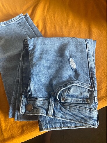 m Beden Mavi mom jean